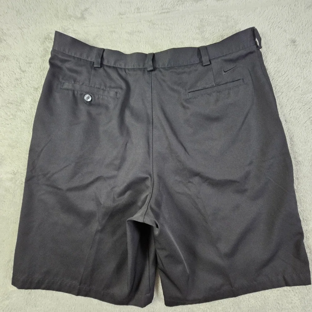 Nike Golf Shorts Fit Dry Black Men's‎ 38 Flat Front Athletic Performance Comfort
